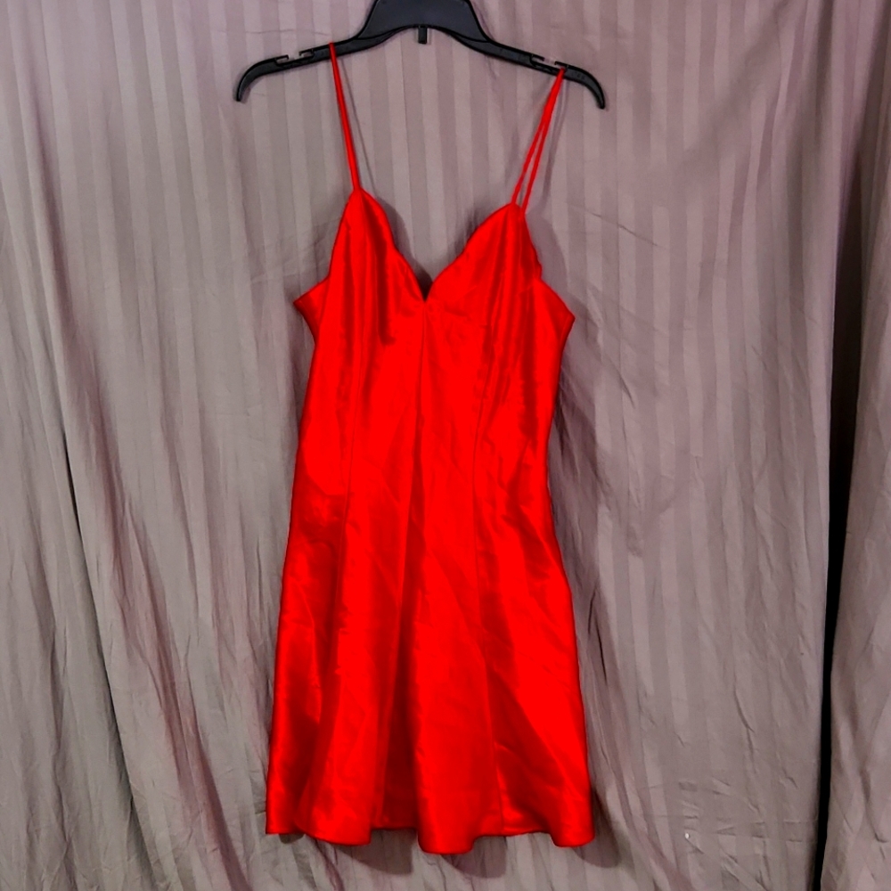 Red Frederick's of Hollywood,  size medium slip or night shirt.